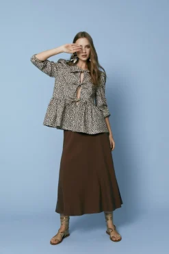 Clearance BLUSA CLOVERLEOPARDO Shirts and blouses