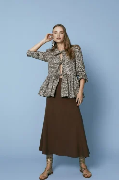 Clearance BLUSA CLOVERLEOPARDO Shirts and blouses