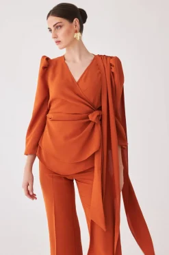 Clearance BLUSA LAURAMBNARANJA MARIA BARAZA X COOSY|Tops