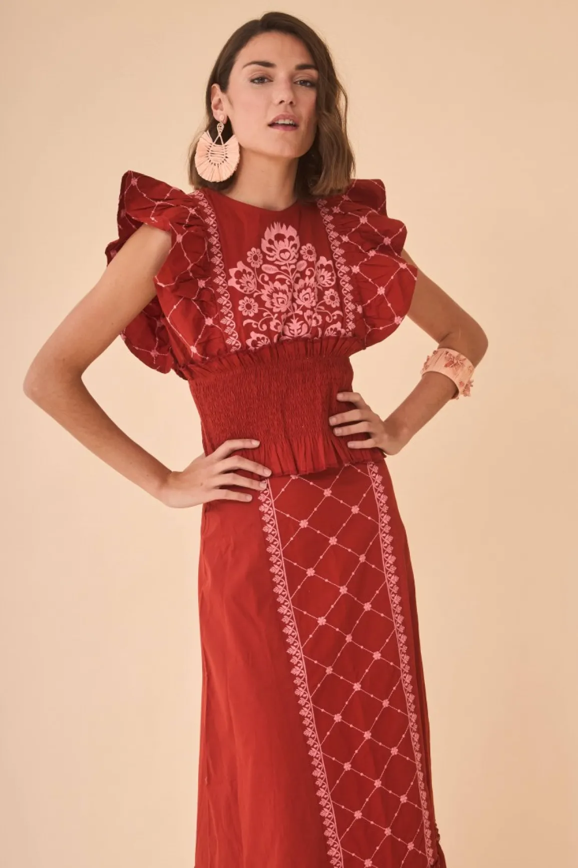 Online CONJUNTO CONJUNTO BLANCAGRANATE Total look
