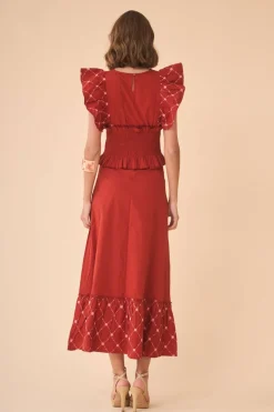 Online CONJUNTO CONJUNTO BLANCAGRANATE Total look