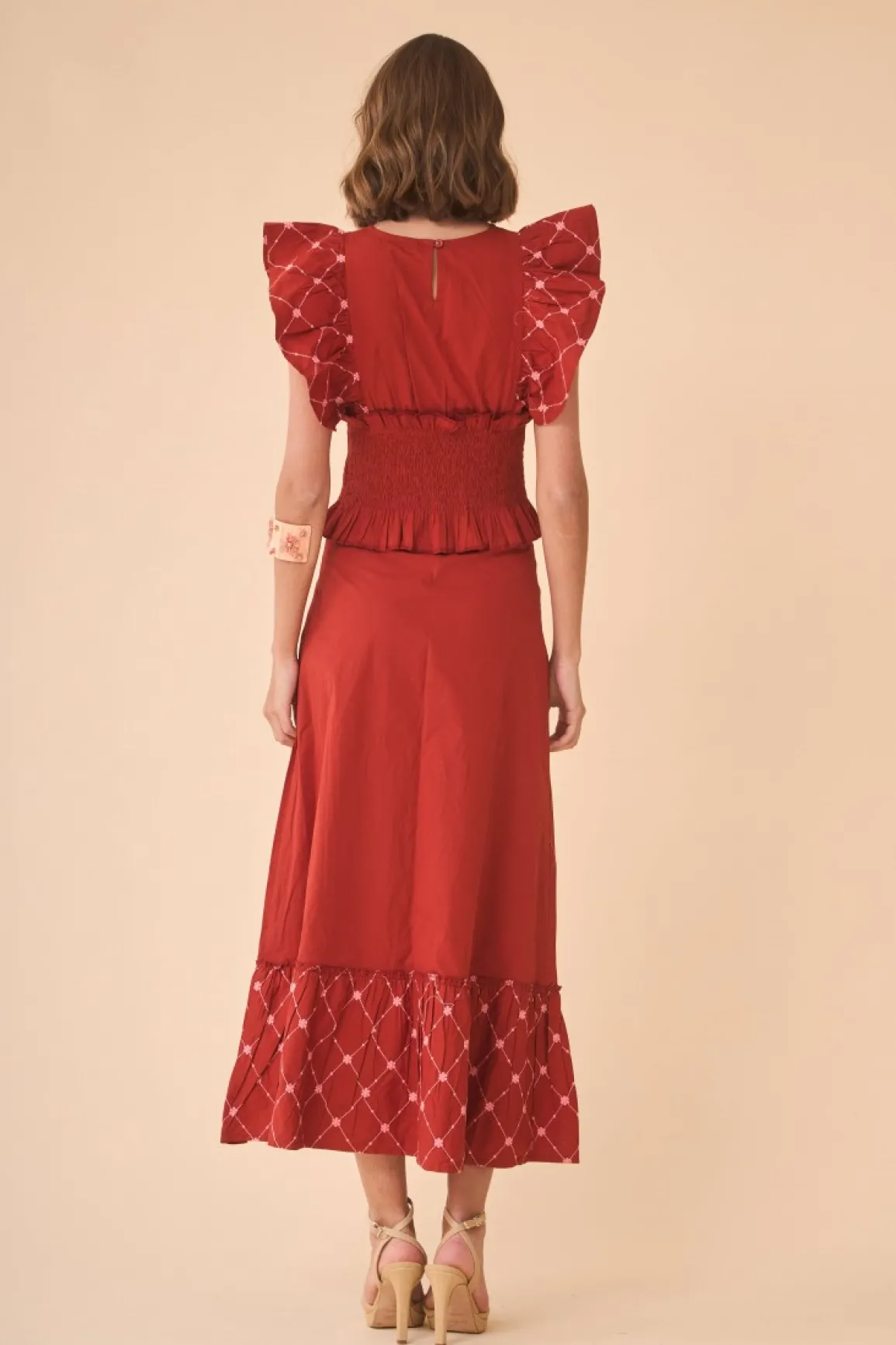 Online CONJUNTO CONJUNTO BLANCAGRANATE Total look