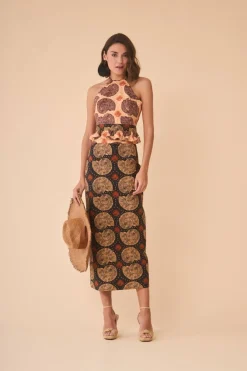 Discount FALDA CARACOLABEIGE Skirts