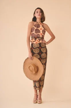 Online FALDA CARACOLABEIGE Skirts