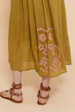 Hot FALDA CHAIN VERDE Skirts