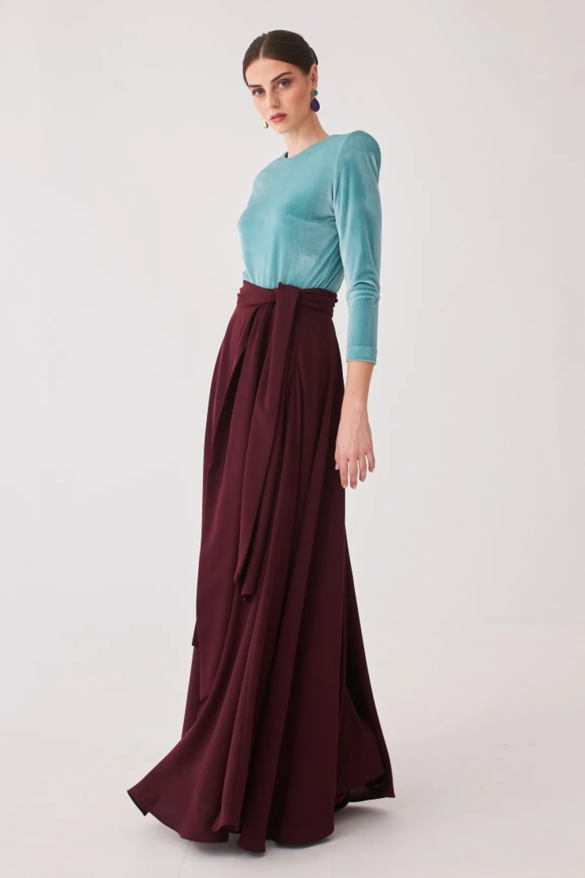 Outlet FALDA LAURAMBBURDEOS MARIA BARAZA X COOSY|Skirts