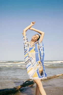 Online KAFTAN KASTOR AZUL Dresses