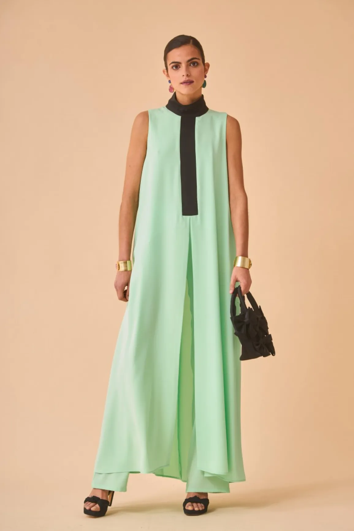 New PANTALON FERNANDOAGUAMARINA Pants|Total look