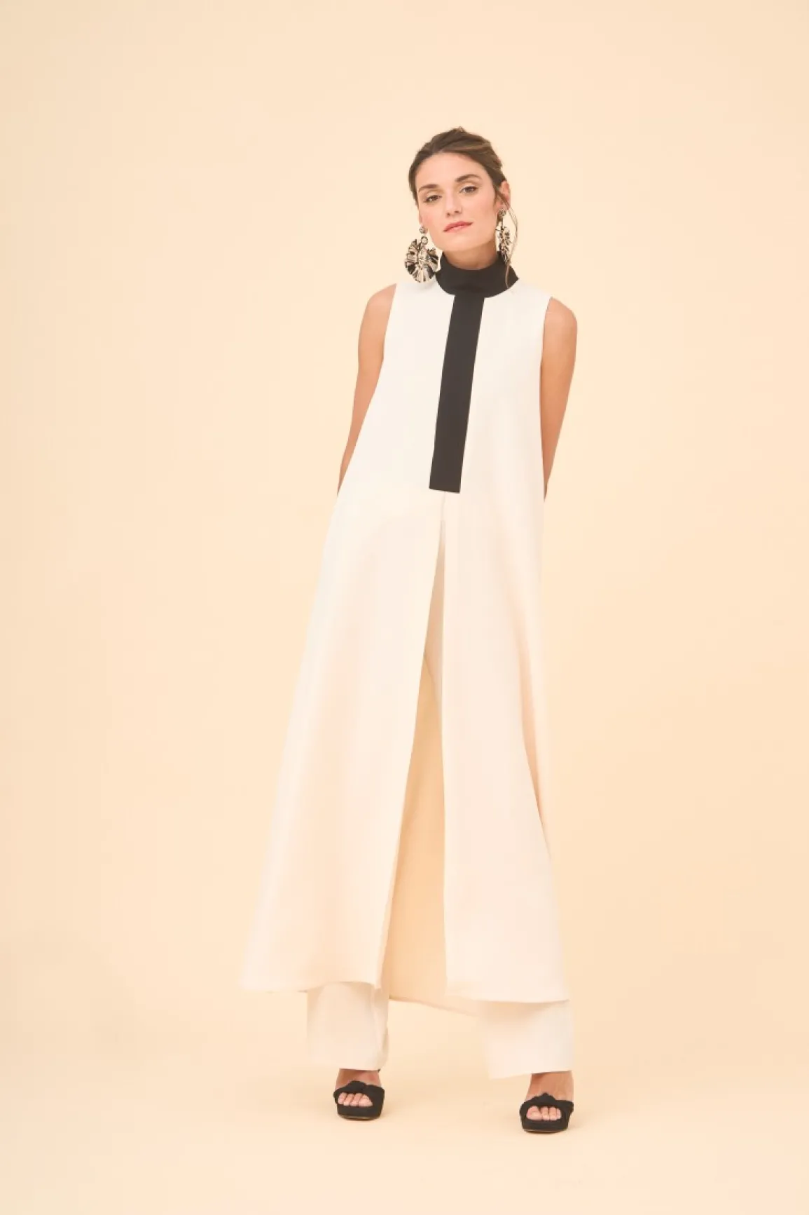 Outlet PANTALON FERNANDOCRUDO/NEGRO Pants|Total look