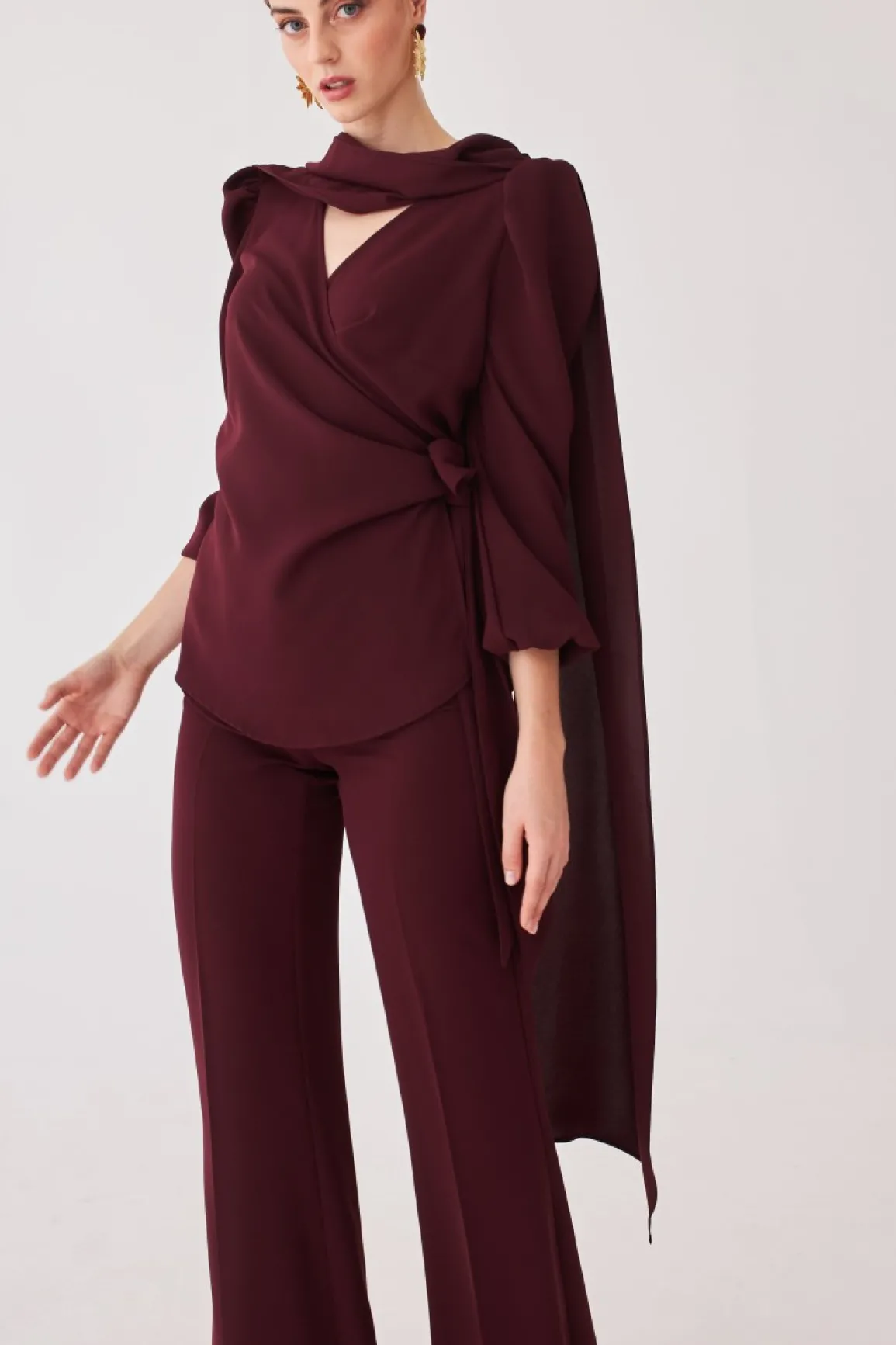 Hot PANTALON LAURAMBBURDEOS MARIA BARAZA X COOSY|Pants