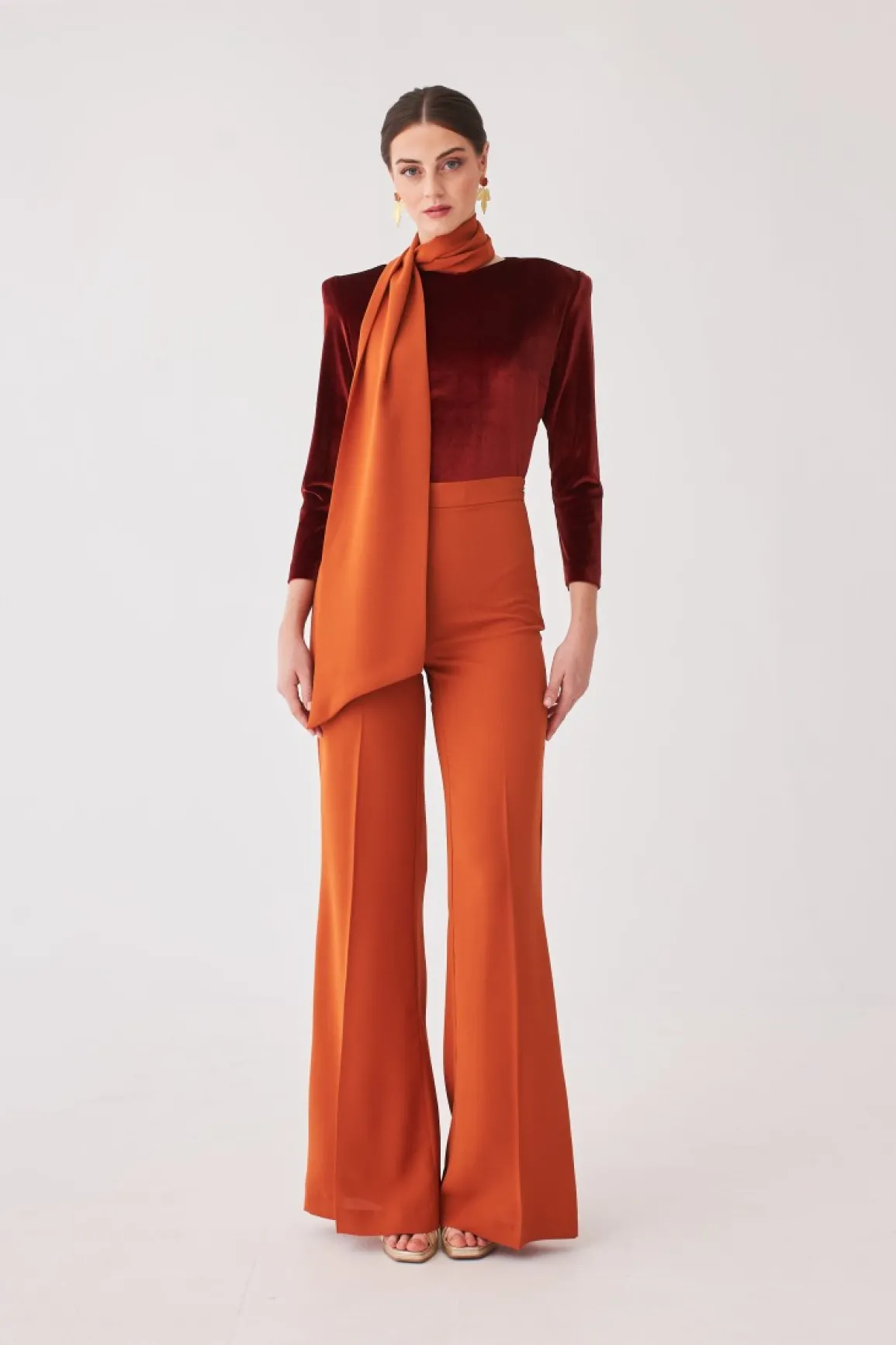 Hot PANTALON LAURAMBNARANJA MARIA BARAZA X COOSY|Pants