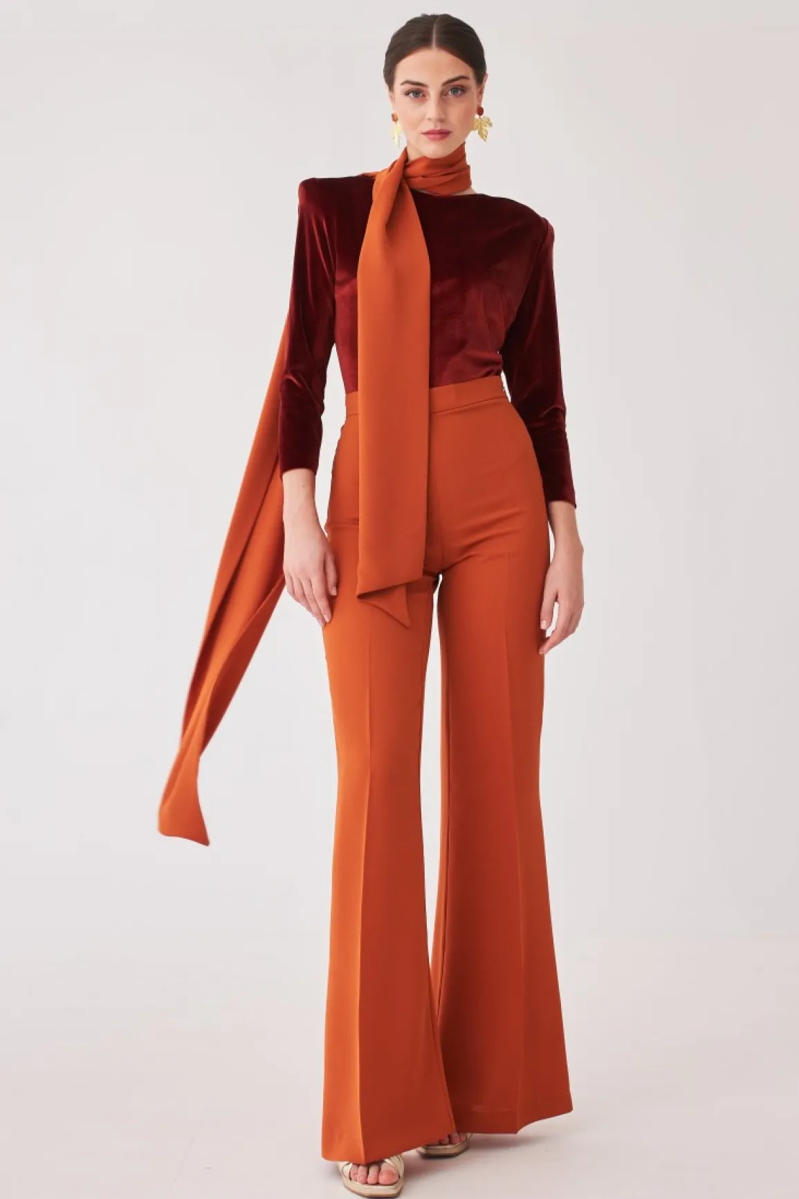 Hot PANTALON LAURAMBNARANJA MARIA BARAZA X COOSY|Pants