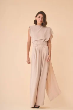Fashion PANTALON SIMONABEIGE Pants|Total look
