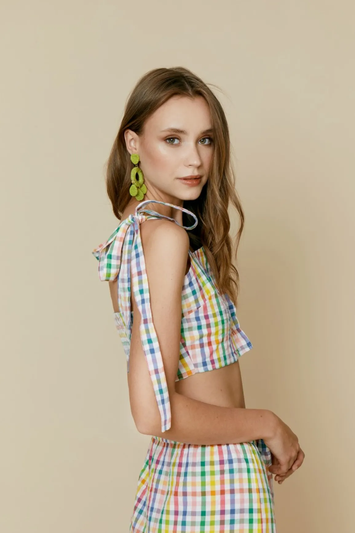 Clearance TOP CHECKMULTICOLOR Tops