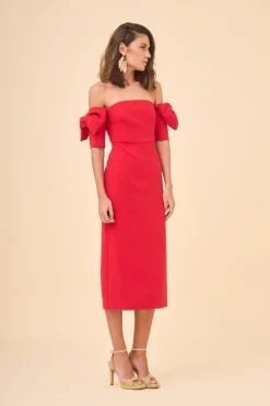 Online VESTIDO ADIRANEROJO Midi dresses