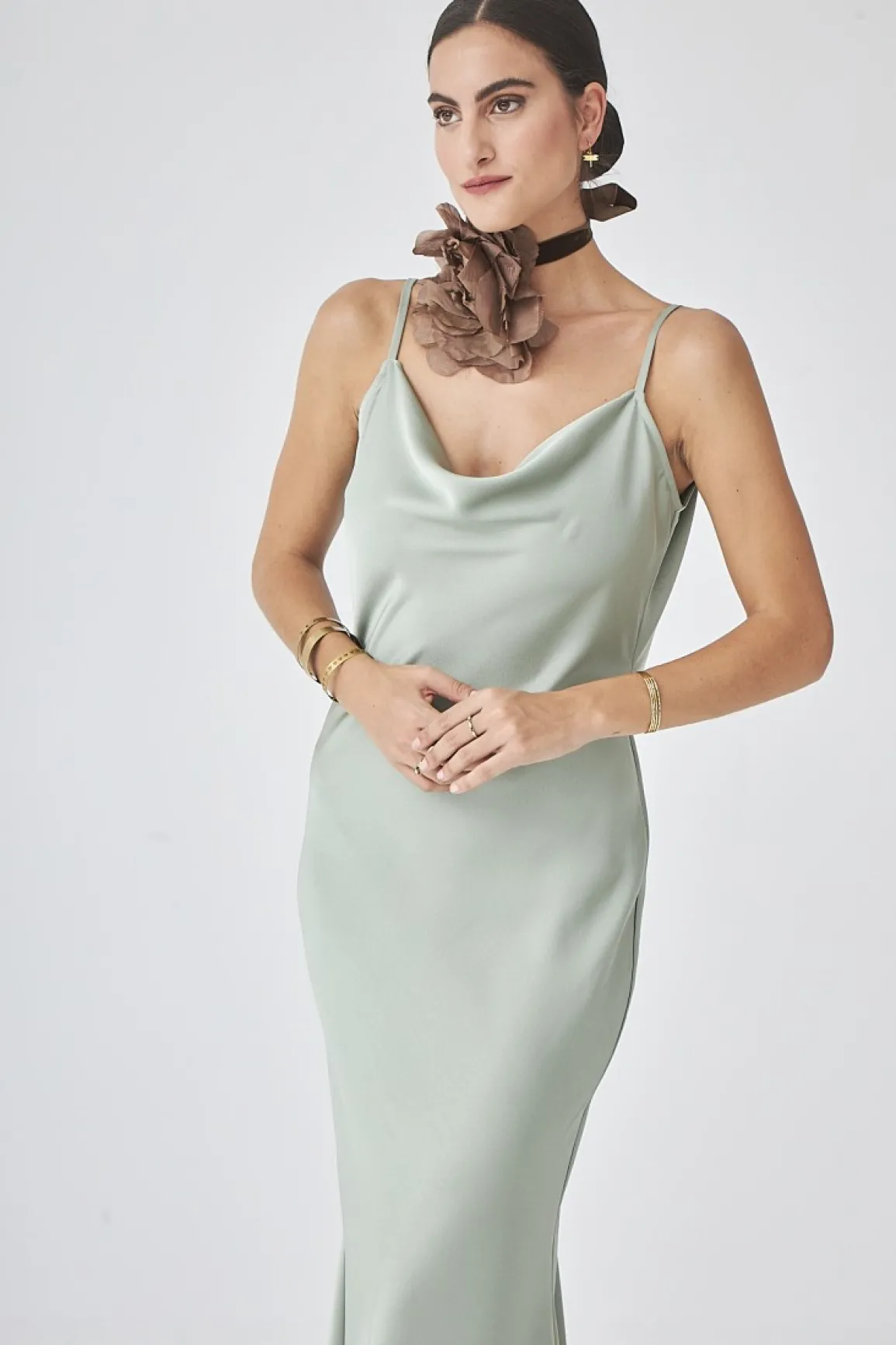 Discount VESTIDO ADORVERDE Long dresses