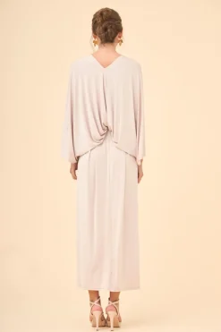 Hot VESTIDO AGUSTICREMA I DO|Long dresses