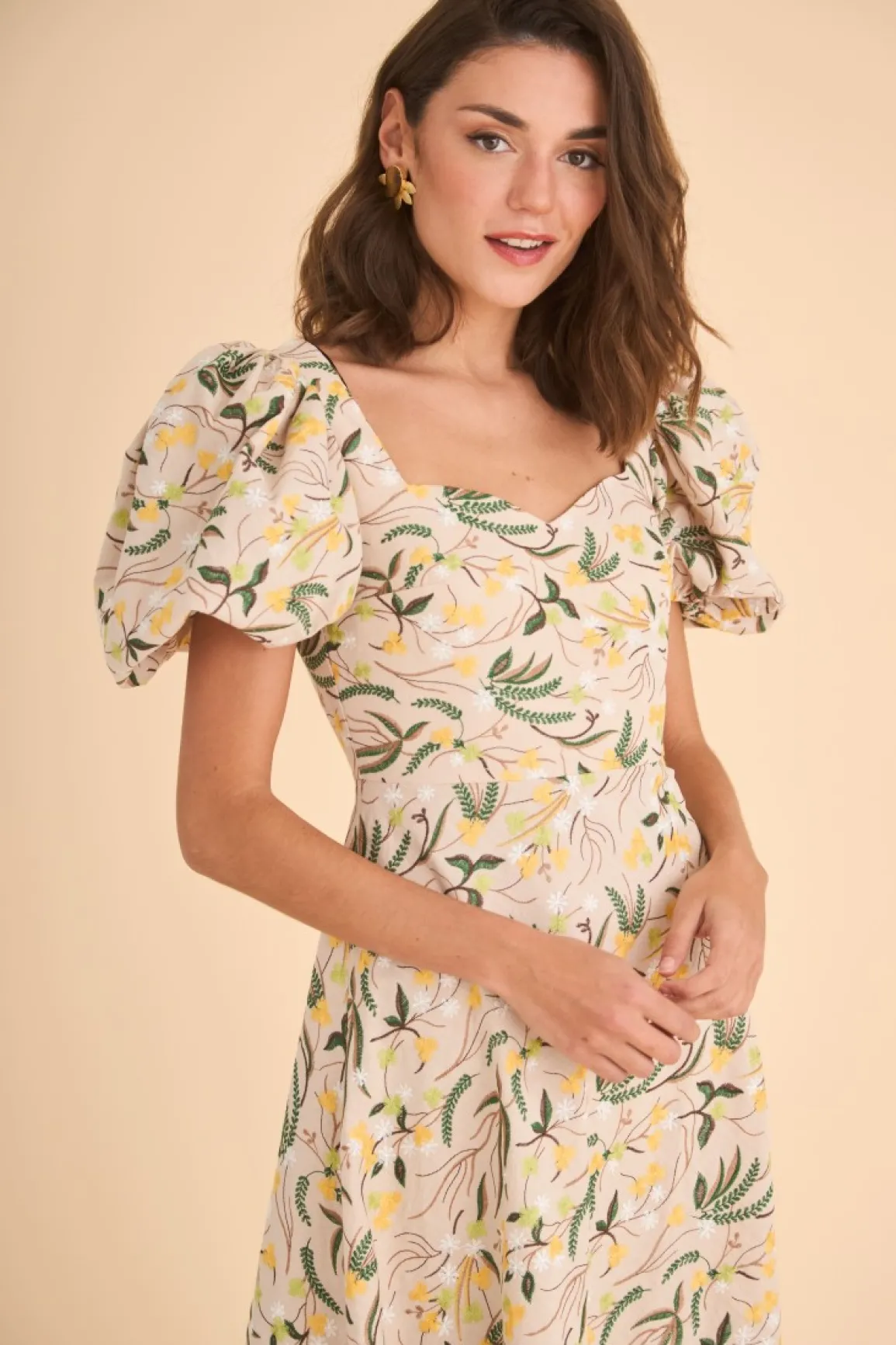 Discount VESTIDO ANSELMOESTAMPADO Midi dresses