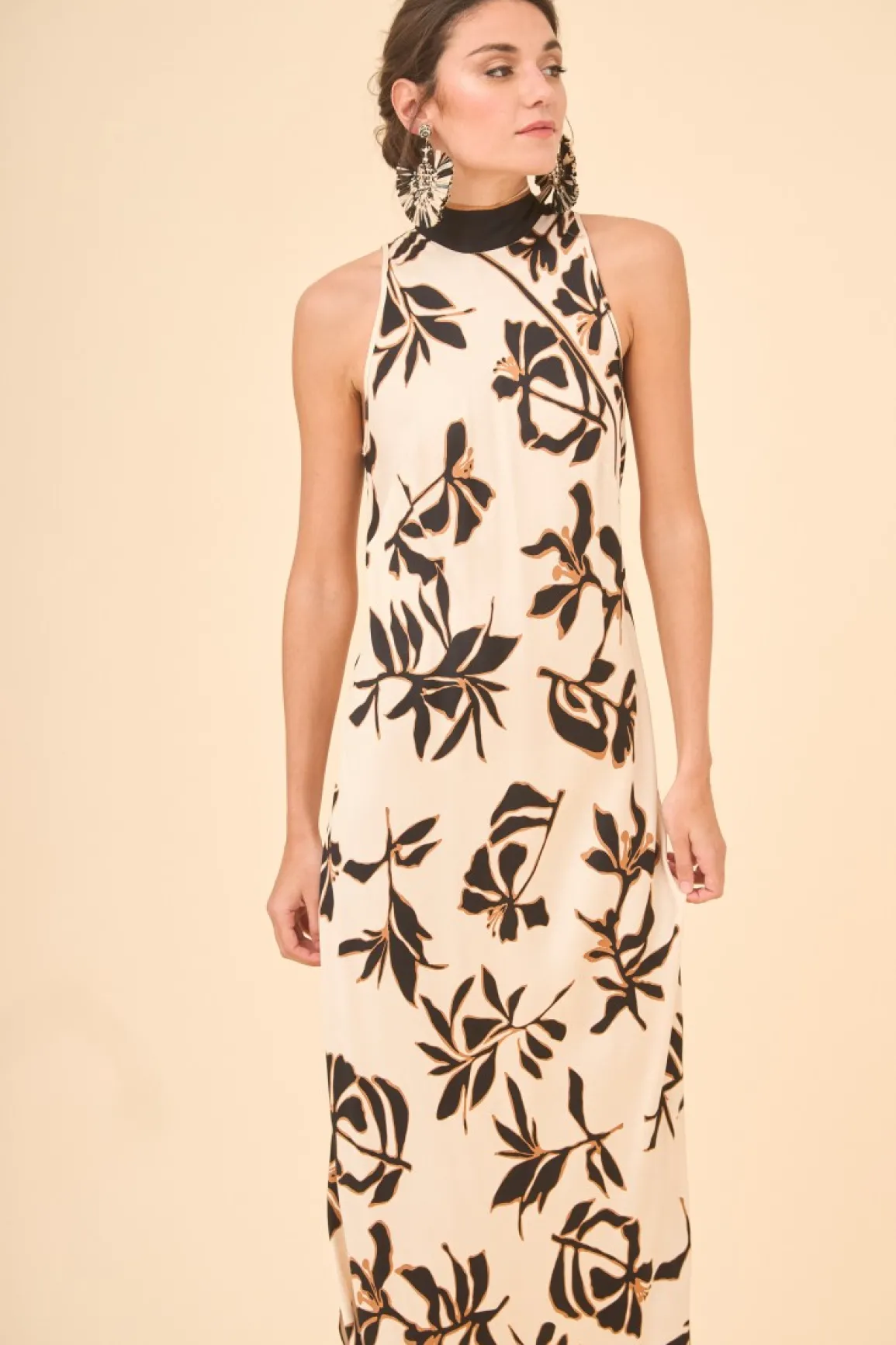 Outlet VESTIDO ARNULFAESTAMPADO Long dresses