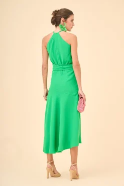 Hot VESTIDO BONNYESTAMPADO VERDE Midi dresses