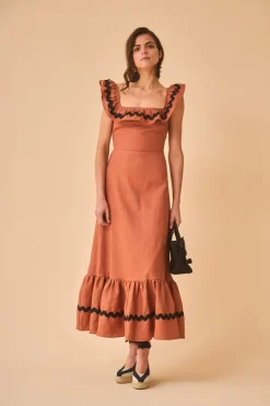 Clearance VESTIDO CARLOTTASTERRACOTA Dresses