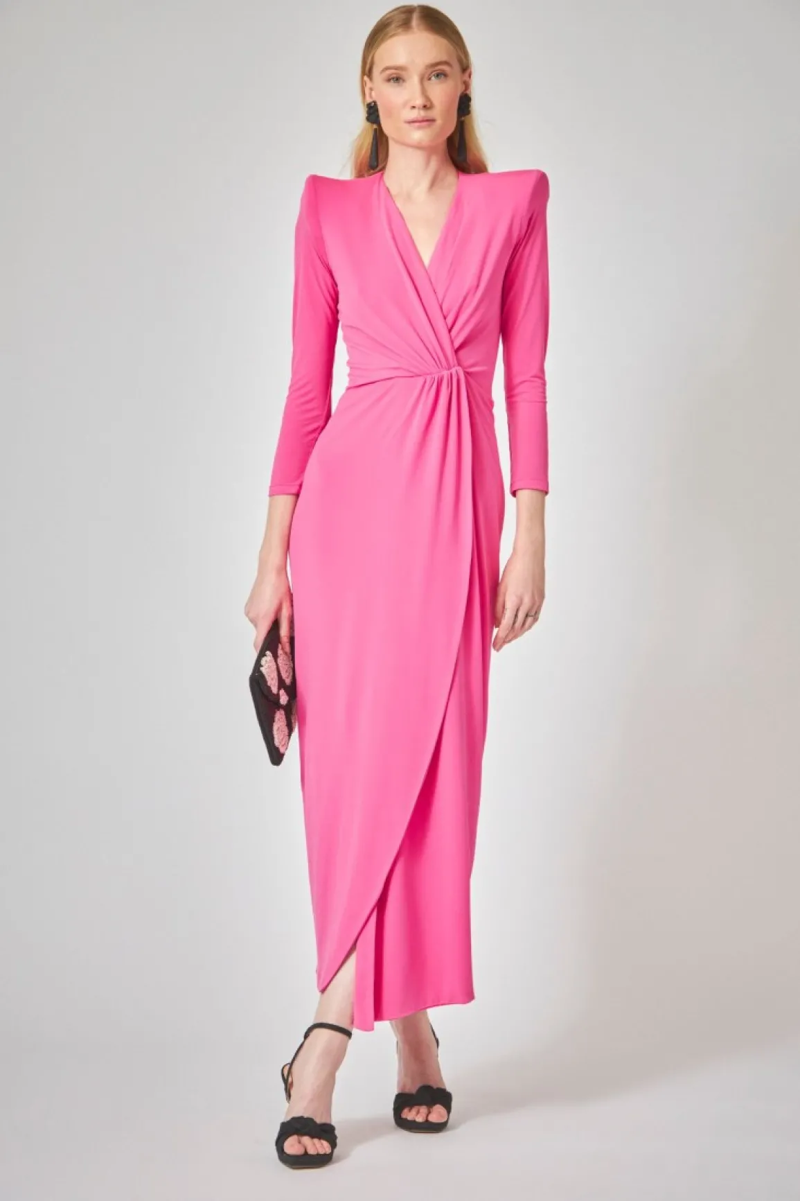 Outlet VESTIDO CAROLFUCSIA Midi dresses