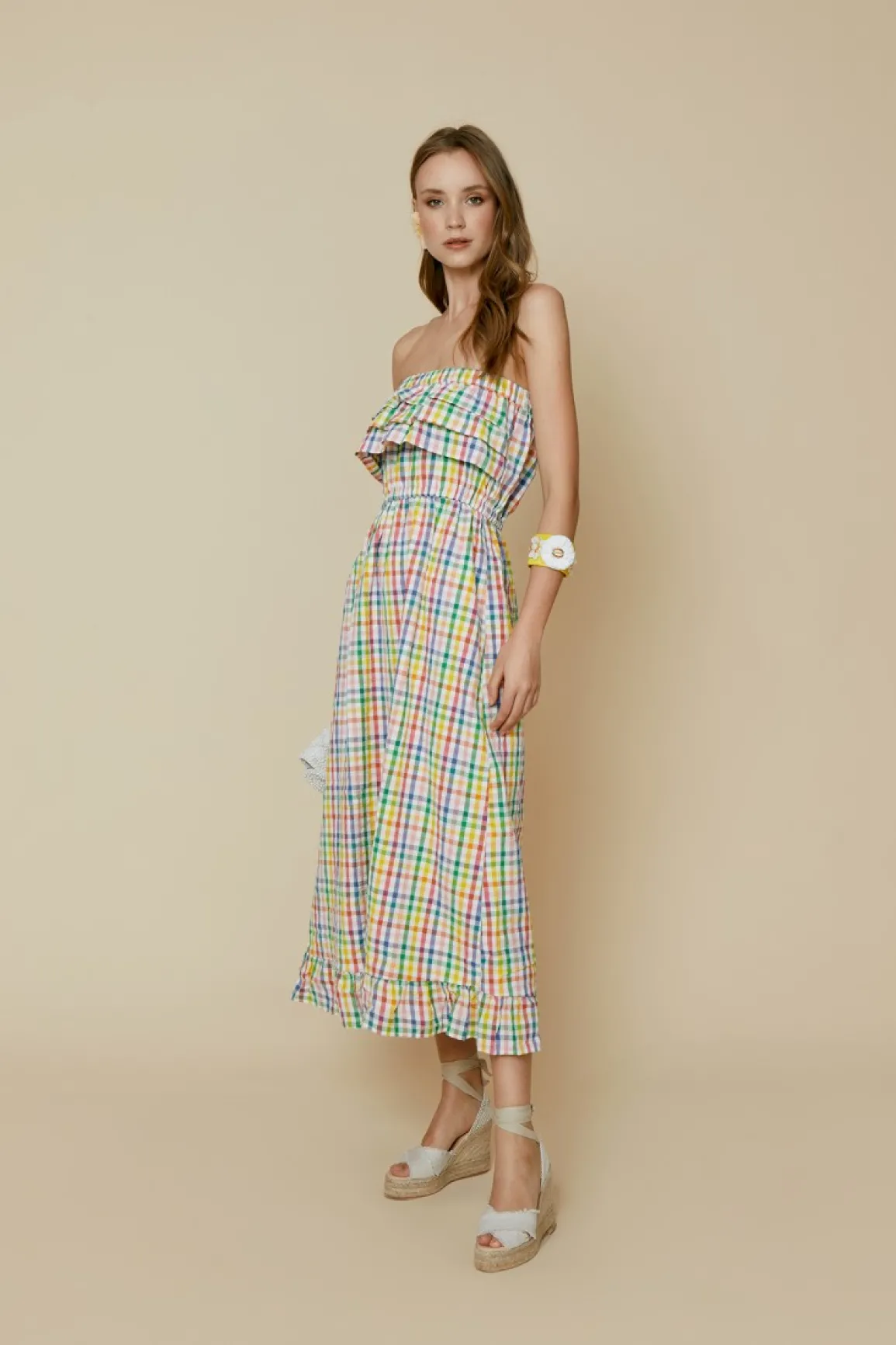 Fashion VESTIDO CHECKMULTICOLOR Dresses