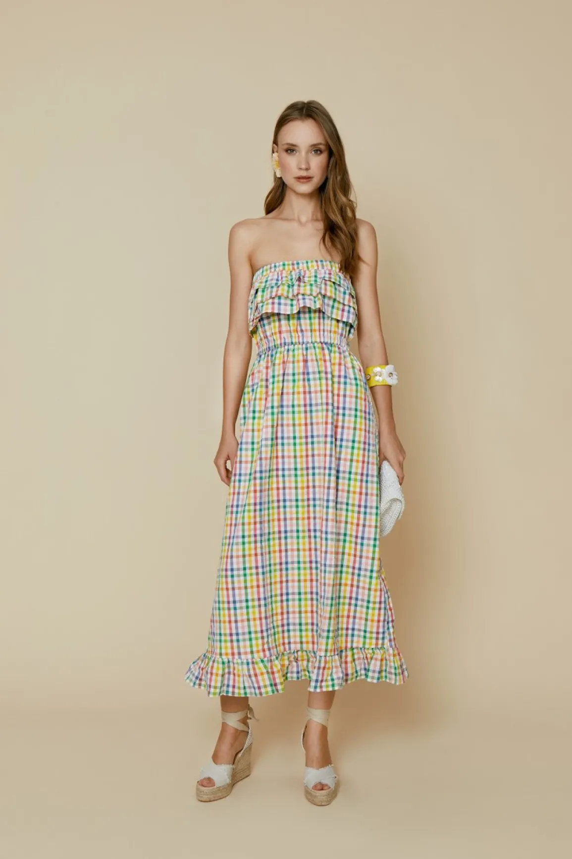 Fashion VESTIDO CHECKMULTICOLOR Dresses