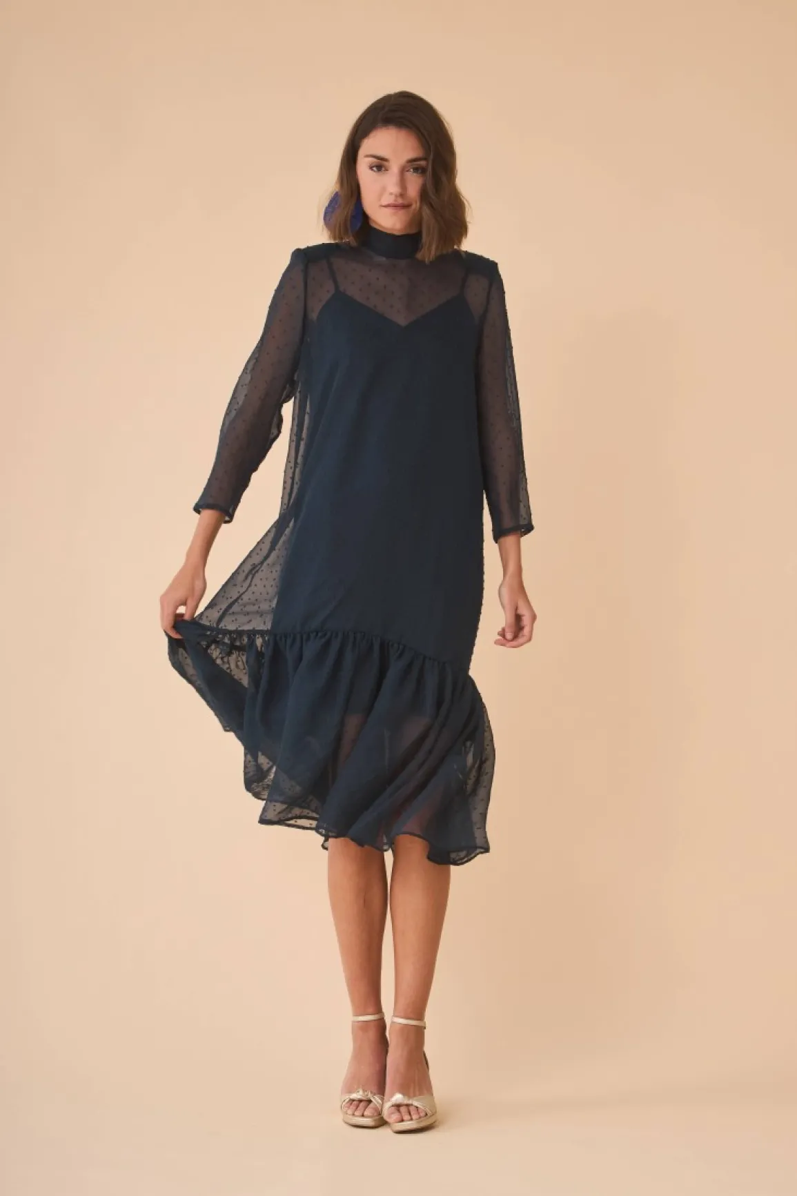 Online VESTIDO CLEOTEMARINO Midi dresses