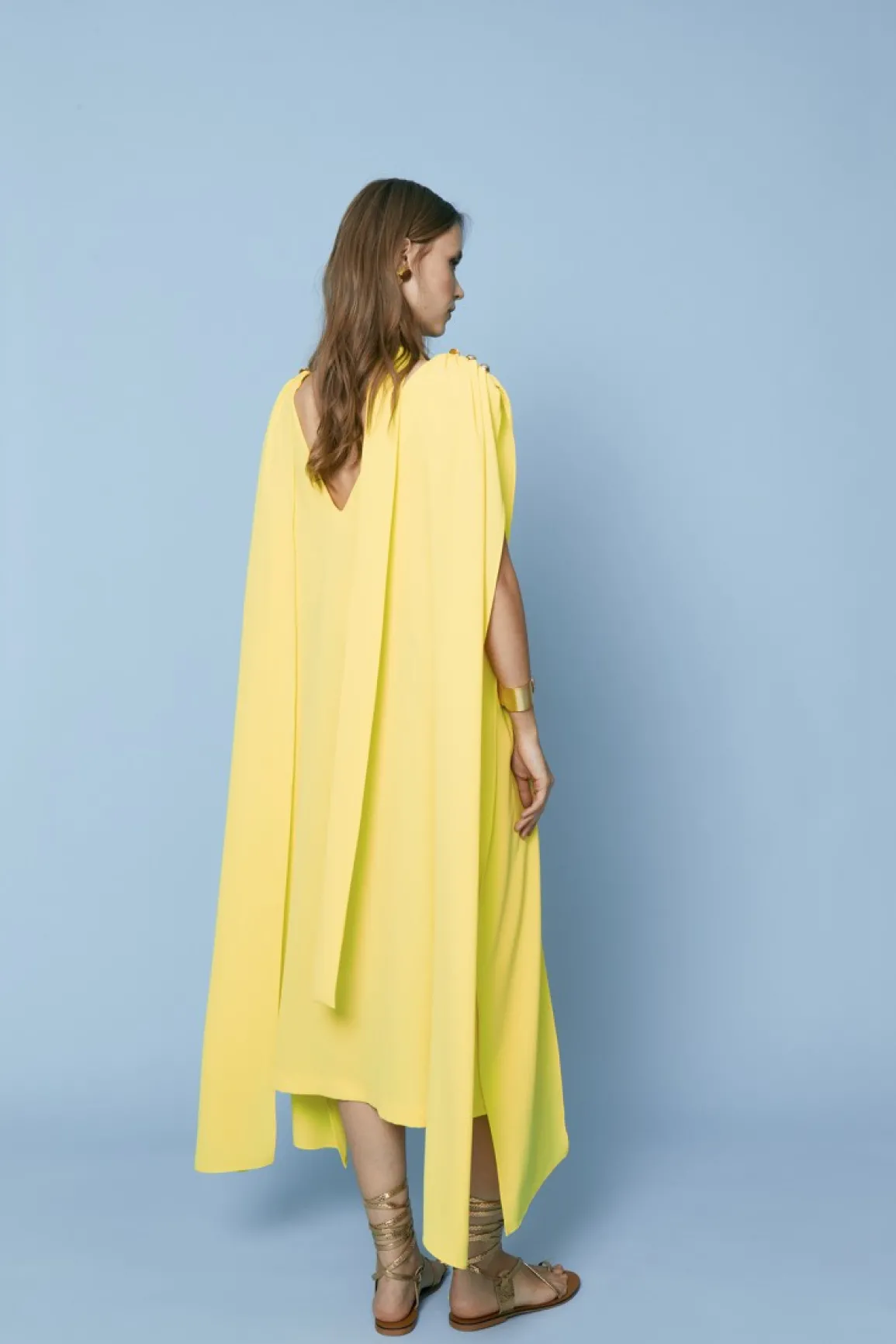 Outlet VESTIDO COSMINAAMARILLO Midi dresses