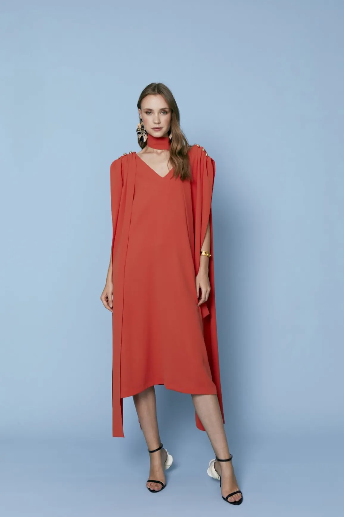 Online VESTIDO COSMINACORAL Midi dresses