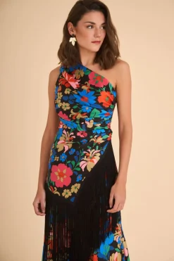Fashion VESTIDO DONOSAESTAMPADO Midi dresses