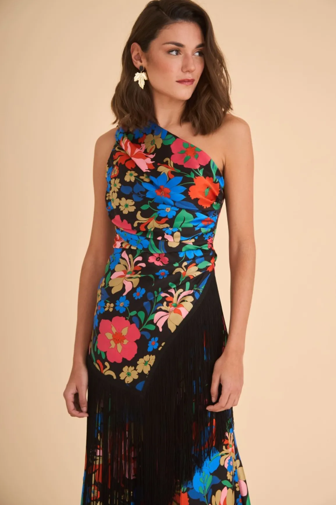Fashion VESTIDO DONOSAESTAMPADO Midi dresses