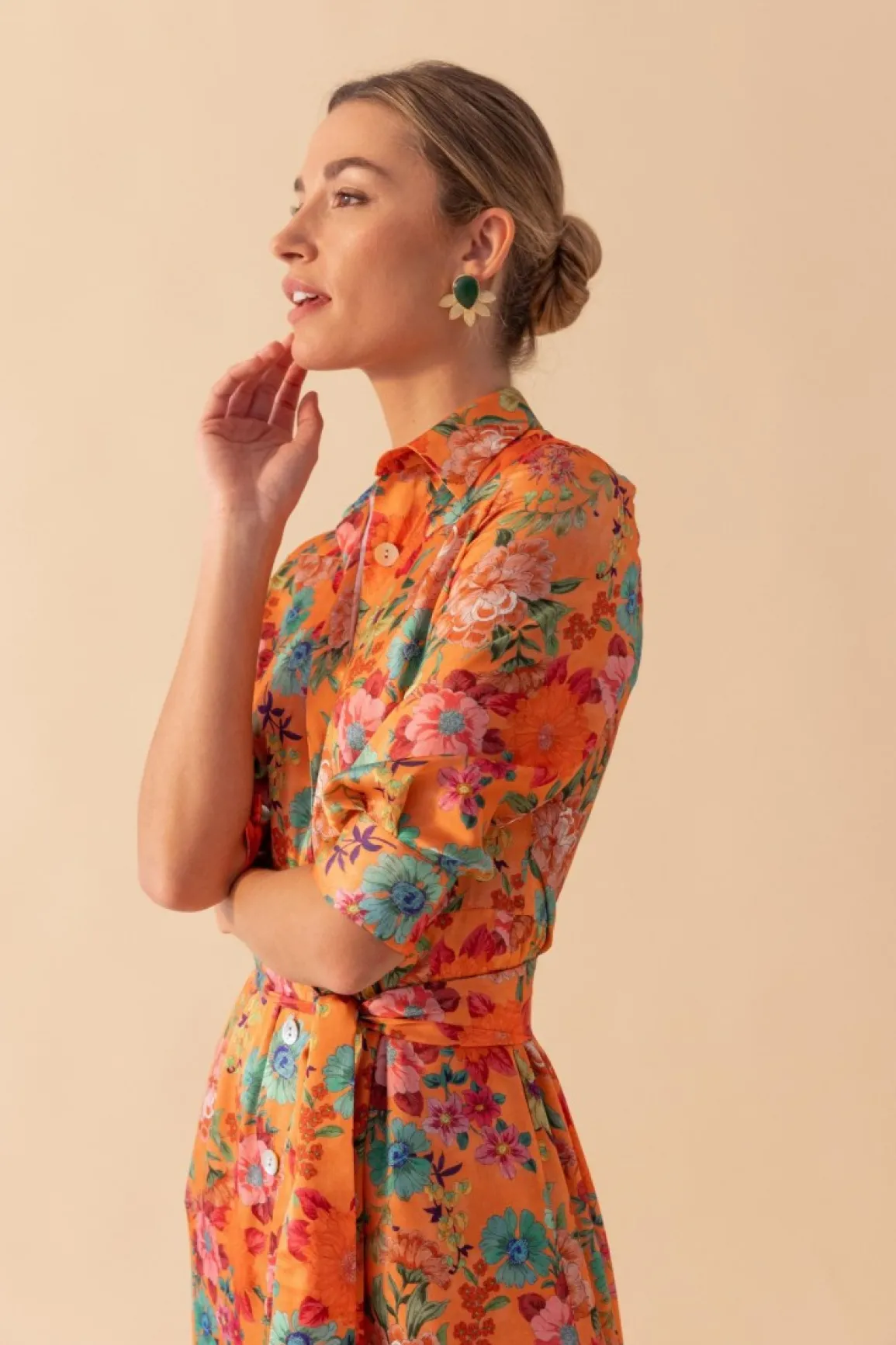 Best VESTIDO FARFALLENARANJA Long dresses