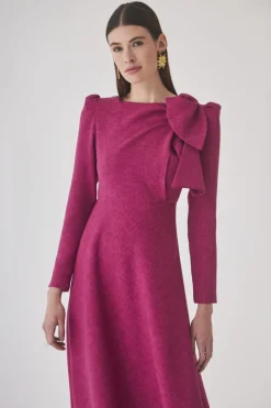 Discount VESTIDO GABRIELESFUCSIA Midi dresses