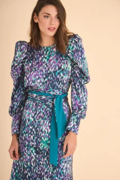 Online VESTIDO INESMBVERDE/ESTAMPADO MARIA BARAZA X COOSY|Midi dresses