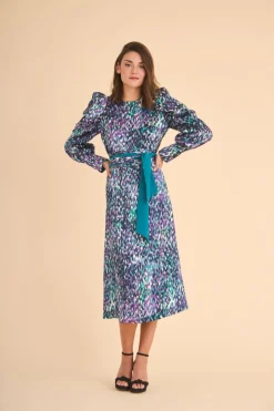 Online VESTIDO INESMBVERDE/ESTAMPADO MARIA BARAZA X COOSY|Midi dresses