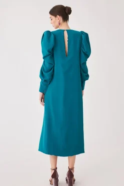 Online VESTIDO INESMBVERDE/ESTAMPADO MARIA BARAZA X COOSY|Midi dresses