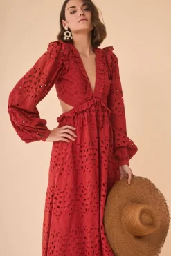 Online VESTIDO LUCILAROJO Midi dresses