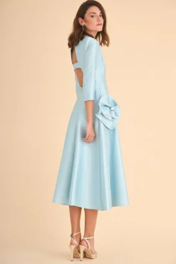 New VESTIDO MARINAMBCELESTE MARIA BARAZA X COOSY|Midi dresses