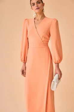 Sale VESTIDO MONSERRATSALMON Midi dresses