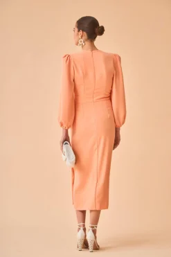 Sale VESTIDO MONSERRATSALMON Midi dresses