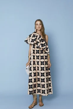 Online VESTIDO RAMONAEST. NEGRO Y ROSA Dresses