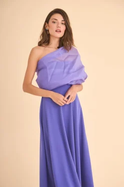 Hot VESTIDO RAQUELMBMORADO MARIA BARAZA X COOSY|Midi dresses