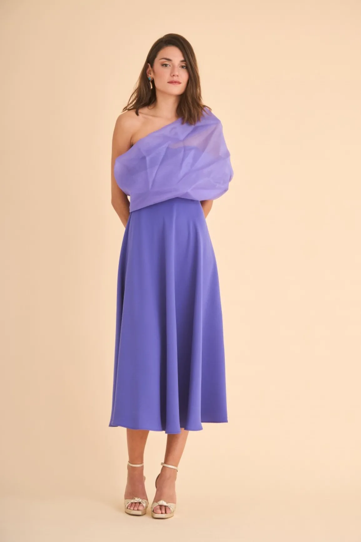 Hot VESTIDO RAQUELMBMORADO MARIA BARAZA X COOSY|Midi dresses