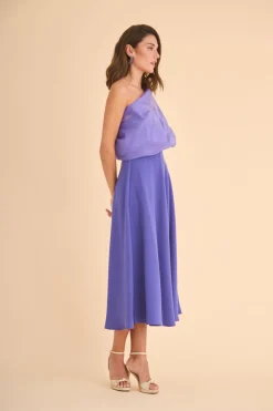 Hot VESTIDO RAQUELMBMORADO MARIA BARAZA X COOSY|Midi dresses