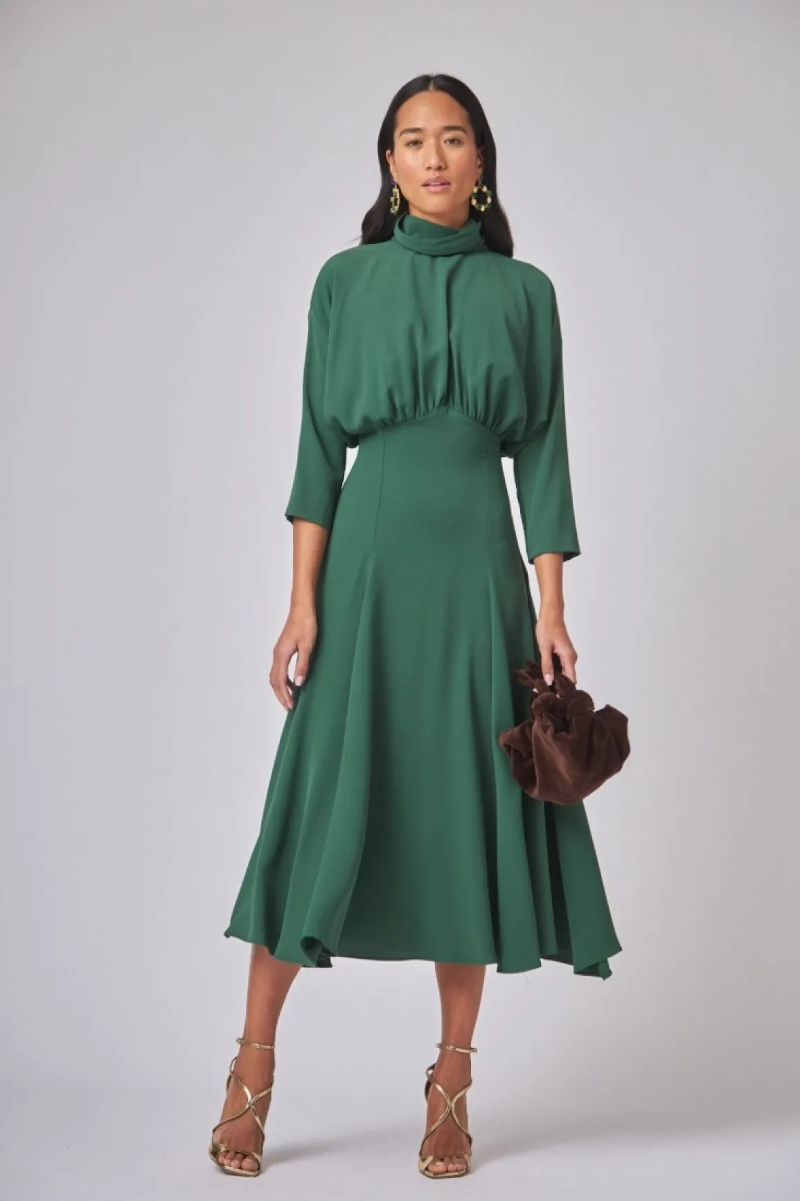 Clearance VESTIDO SANTINAVERDE Midi dresses