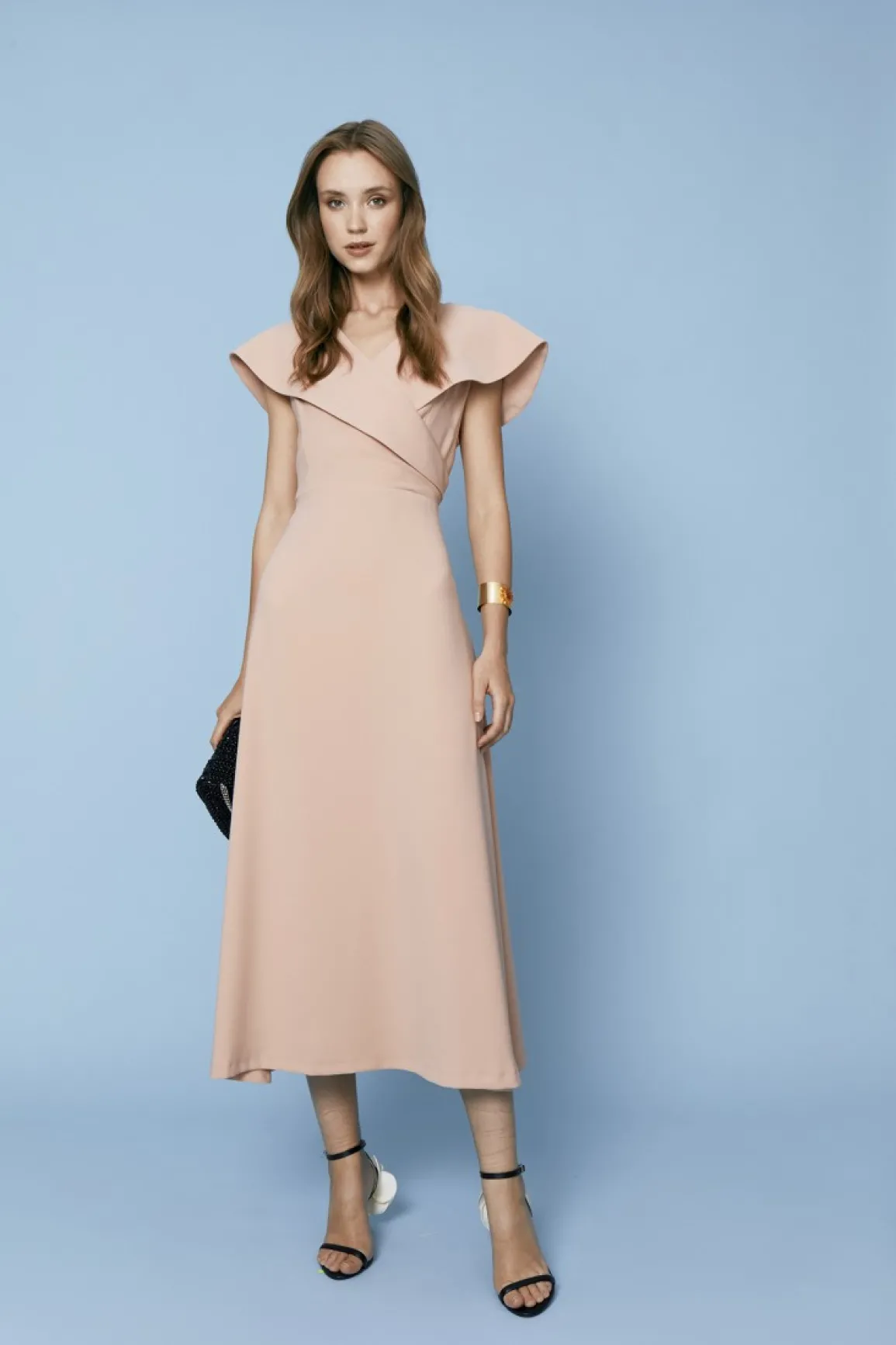 Discount VESTIDOS ATHENEA CREPEROSA Midi dresses