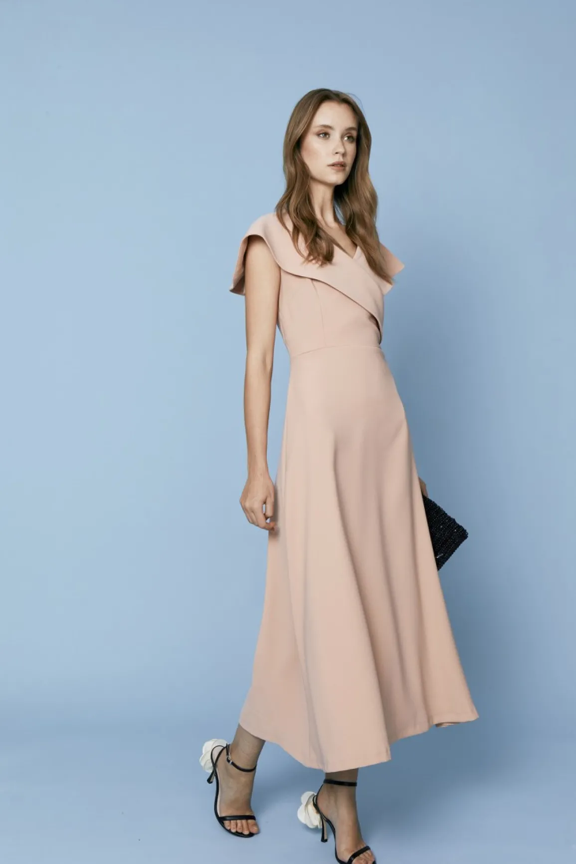 Discount VESTIDOS ATHENEA CREPEROSA Midi dresses