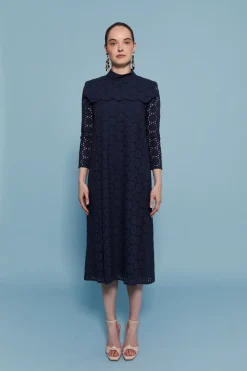 Clearance VESTIDO TROQUELMARINO Midi dresses